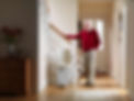 man happy with new stairlift