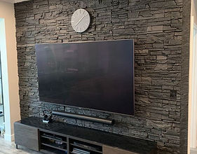 Sharp TV Stone Wall Mount Installation.jpg